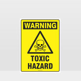 Custom Yard Signs,Warning Toxic Hazard Sign